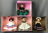 Group of 4 Madame Alexander dolls