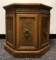 Octagonal Side Table Cabinet