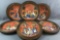 Group of 6 Limoges Collectors Plates in Wood Frames
