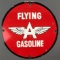 Flying A Gasoline reproduction porcelain advertising sign