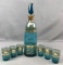 7 piece Vintage Coynes Decanter and Cordial Set