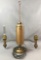 Manhattan Brass Company antique oil lamp