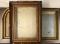 Group of 3 vintage antique frames