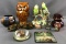 Group of 11 assorted figurines and more