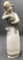 Lladro girl with lamb porcelain figurine