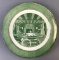 Vintage colonial Homestead by Royal Green home scene plate