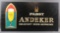 Vintage Pabst Andeker advertising sign