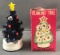 Vintage miniature blinking tree decoration