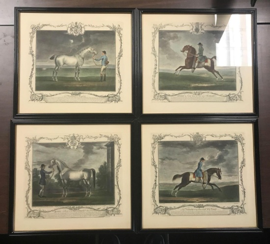 Group of 4 framed Thomas Spencer prints