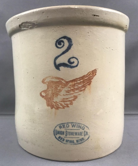 Vintage Red Wing 2 gallon crock