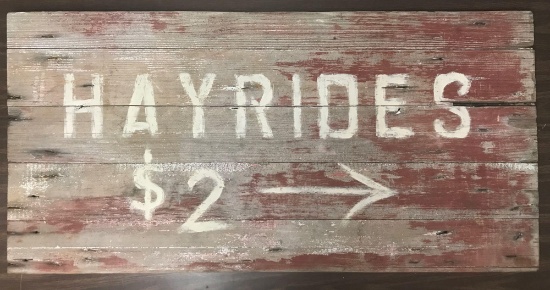 Recycled Barn Wood Sign