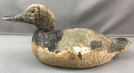 Vintage Unmarked hand carved painted decoy