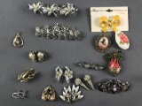 Group of 15+ pieces vintage costume jewelry