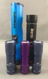 Group of 5 flashlights