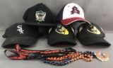 Group of 8 hats and more