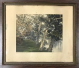 Framed Print, Along the Pawtuxet