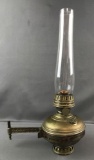 Antique Aladdin Oil Lamp with mounting bracket