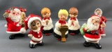 Group of 7 porcelain Christmas figurines