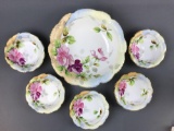 Group of 6 pieces Hand Painted Nippon Bowls