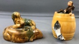 Group of 2 Ceramic Animal themed pieces