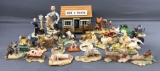 Group of 30+ decorative collectible ceramic pieces and more