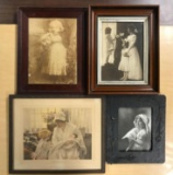 Group of 4 Framed Antique Prints