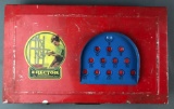 Vintage Erector Set and marble game piece