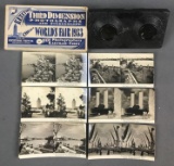 Vintage Worlds Fair 1933 3D photographs and stereoscope