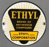 Ethyl Antiknock Compound reproduction porcelain advertising sign