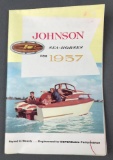 1957 Johnson Sea-Horses fold out brochure