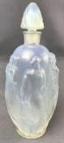 Sabino Paris Opalescent glass bottle with faceted stopper