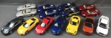 Group of 15 1:36 scale die cast model cars