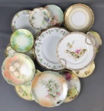 Group of 15 porcelain plates