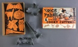 Vintage Trick or Treat Metal Cooky Cutters