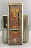 Vintage Napkin/ Fortune Metal Holder