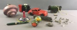 Group of Vintage Windup Toys and more