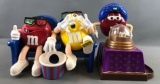 Group of two plastic M&Ms dispensers