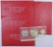 Group of (4) 1976 3-Coin 40% Silver Bicentennial Uncirculated Sets.
