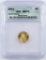 2001 $5 American Gold Eagle 1/10th oz. Fine Gold (ICG) MS70.