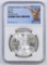 1984 Mexico One Onza .999 Fine Silver (NGC) MS66.