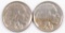 Group of (2) Buffalo Nickels.