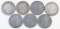 Group of (7) Barber Silver Quarters.