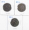 Group of (3) Coronet Large Cents.