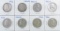 Group of (8) Franklin Silver Half Dollars.