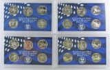Group of (4) 5-Coin State Quarter Proof Sets.