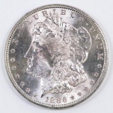 1886 P Morgan Silver Dollar.