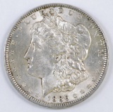 1886 P Morgan Silver Dollar.