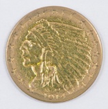 1914 D $2.50 Indian Gold.