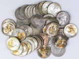 Group of (47) 90% Washington Silver Quarters.