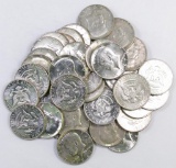 Group of (42) 40% Kennedy Silver Half Dollars.